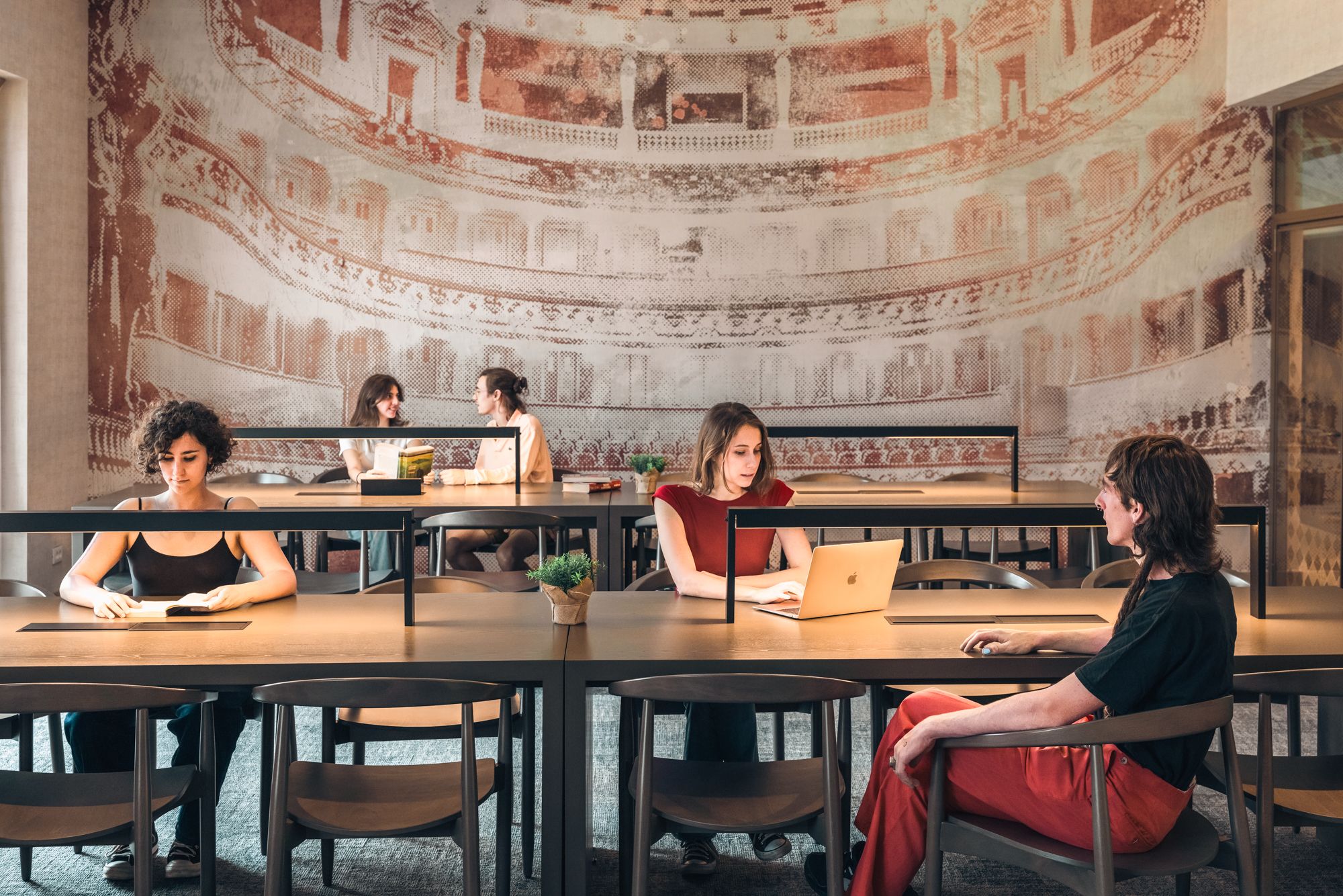 Collegiate Milan North - Library Lifestyle