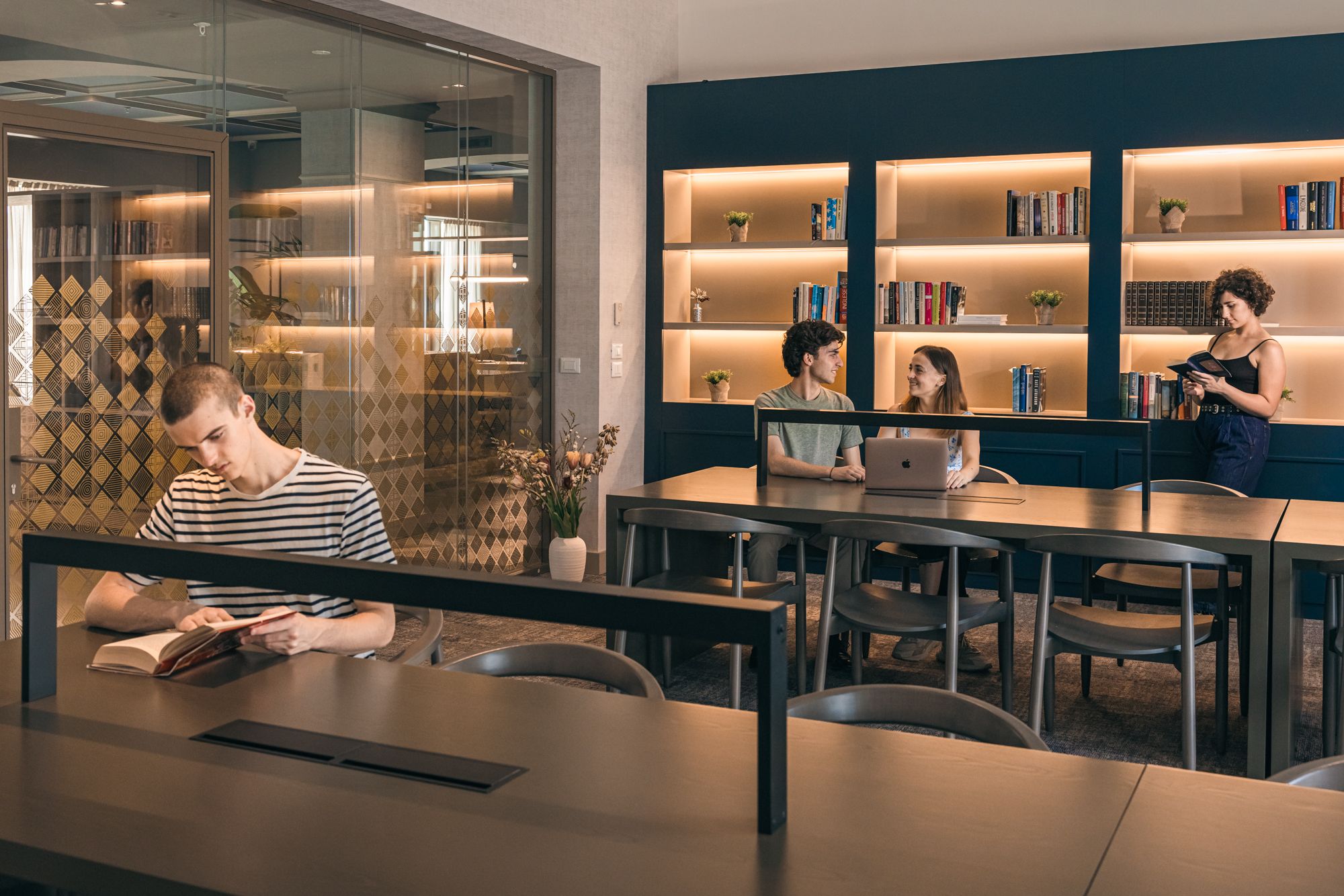 Collegiate Milan North - Library Lifestyle