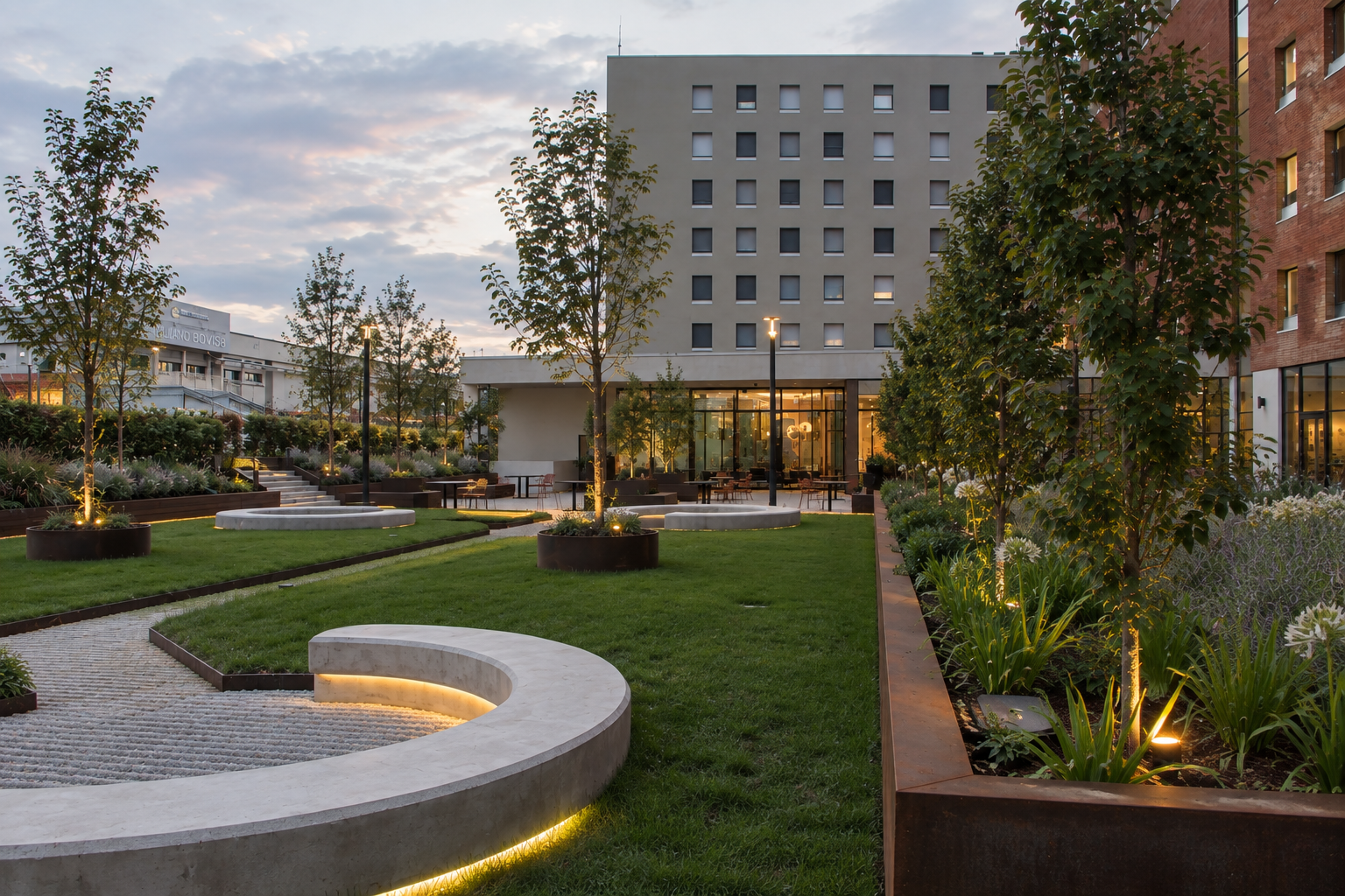 CMB Garden and Building